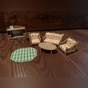 Calico Critter Comfy Living Room Set